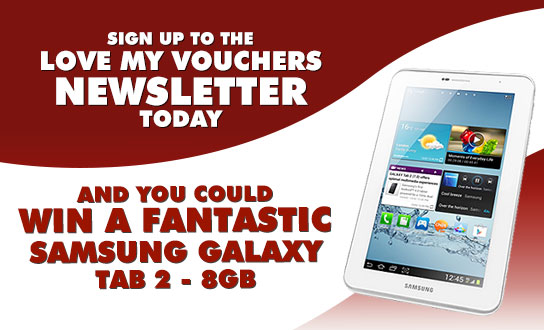 Samsung Galaxy Tab 2 Competition Flyer